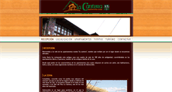 Desktop Screenshot of apartamentosruraleslacantera.com